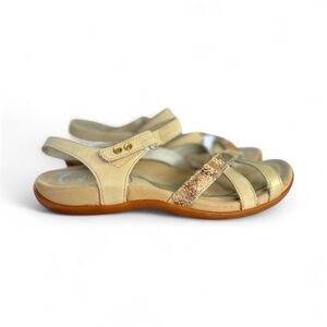 Abeo Laguna Snakeskin Sandals Comfort Size 9